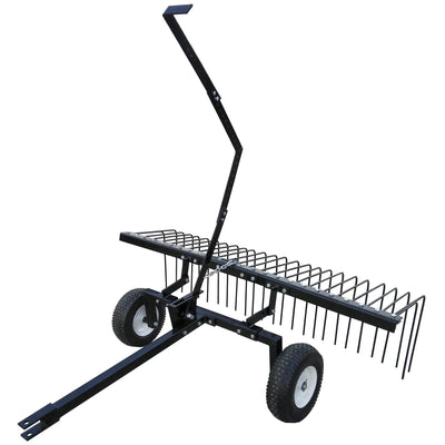 Yard Tuff 60" Pine Straw Outdoor Rake for ATV, UTV, or Utility Tractor (Used) - VMInnovations