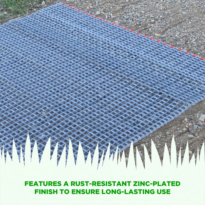 Yard Tuff ATV/UTV 3' x 3' Zinc Plated Field Surface Leveling Drag Mat (Open Box)