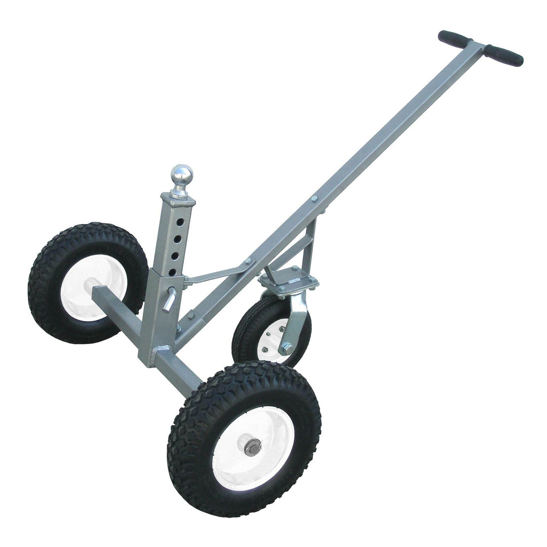 Tow Tuff Adjustable Solid Steel 800lb Capacity Trailer Dolly w/Caster (Open Box)