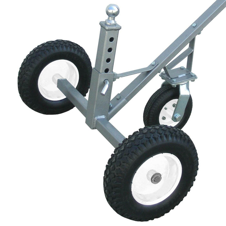 Tow Tuff TMD-800C Adjustable Solid Steel 800lb Capacity Trailer Dolly w/Caster