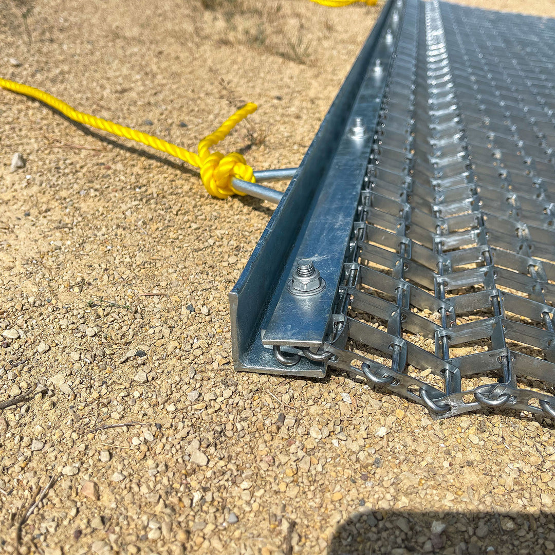 Yard Tuff ATV/UTV 5' x 3' Zinc & Steel Field Surface Leveling Drag Mat, 53HPDM