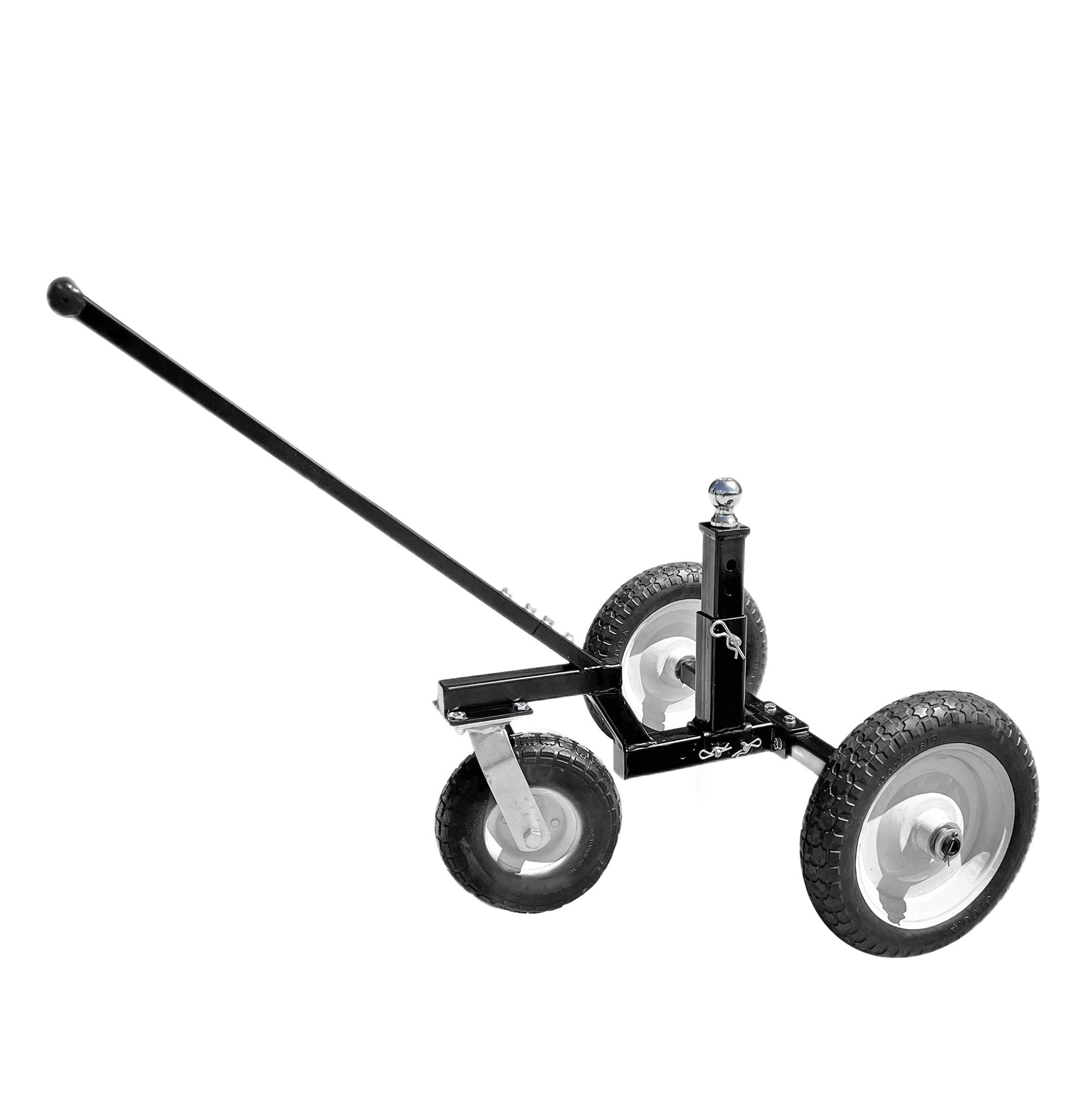 Tow Tuff Adjustable Steel 1000 lb Heavy Duty Trailer Dolly w/ Caster (Open Box) - VMInnovations