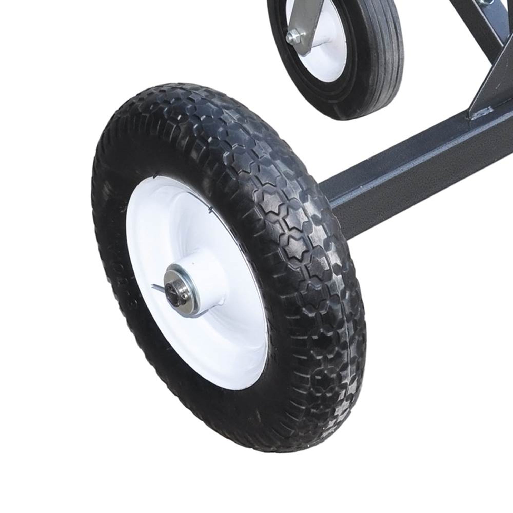 Tow Tuff Adjustable Steel 1000 lb Heavy Duty Trailer Dolly w/ Caster (Open Box) - VMInnovations