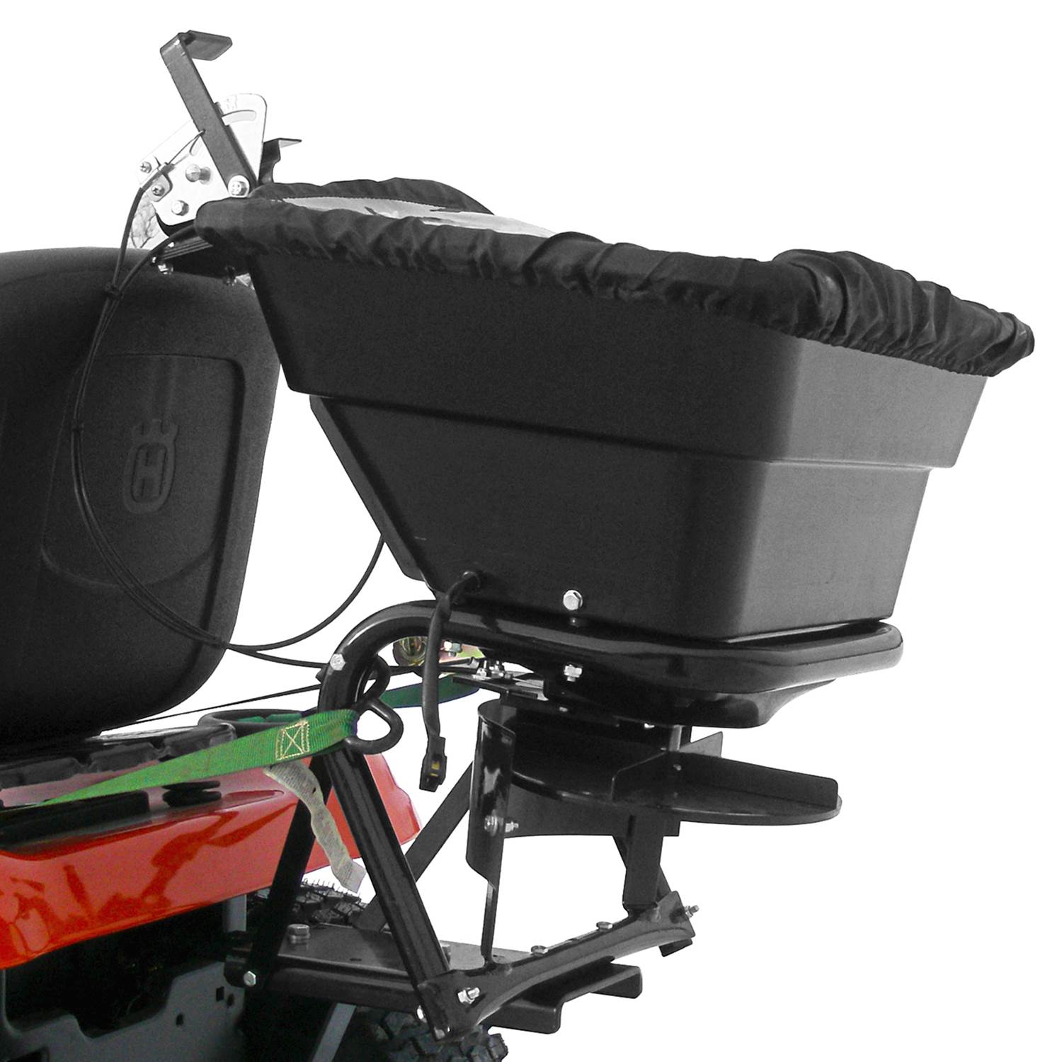 Field Tuff 12V Lawn Tractor 80lb Capacity Seed & Fertilizer Spreader (Open Box) - VMInnovations