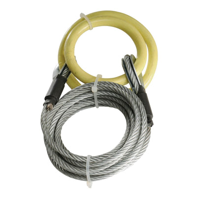 Timber Tuff TMW-38 ATV and UTV Heavy Duty Log Lumber Choker Cable with Tow Rings