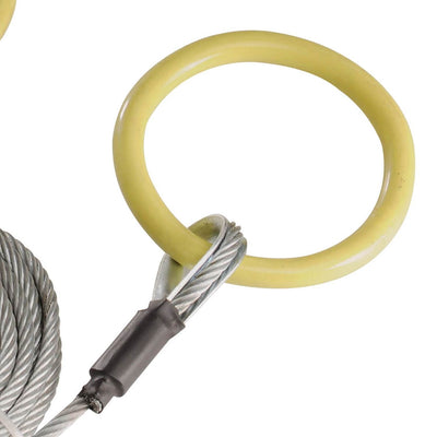 Timber Tuff TMW-38 Heavy Duty Log Lumber Choker Cable with Tow Rings (Open Box)