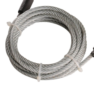 Timber Tuff TMW-38 10ft ATV UTV Log Lumber Choker Cable with Tow Rings (4 Pack)