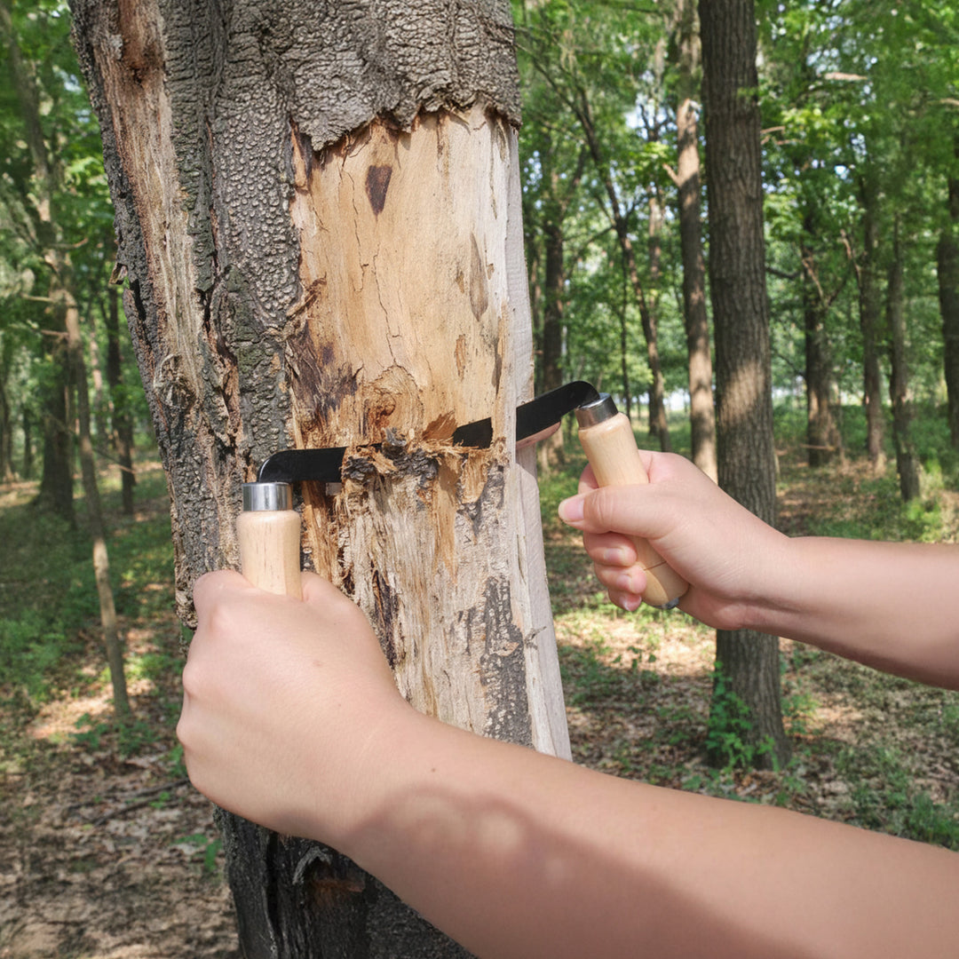 Timber Tuff 5" Straight Wood Blade Draw Shave Knife Woodworking Tool (Open Box) - VMInnovations