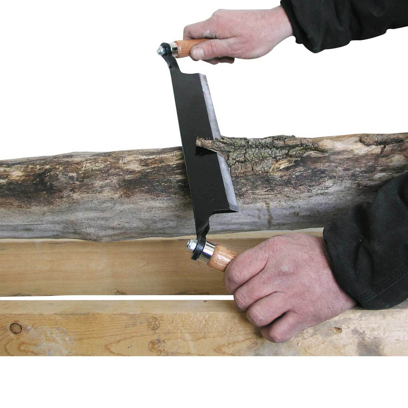 Timber Tuff 10" Straight Wood Blade Draw Shave Knife Woodworking Tool, (Used) - VMInnovations