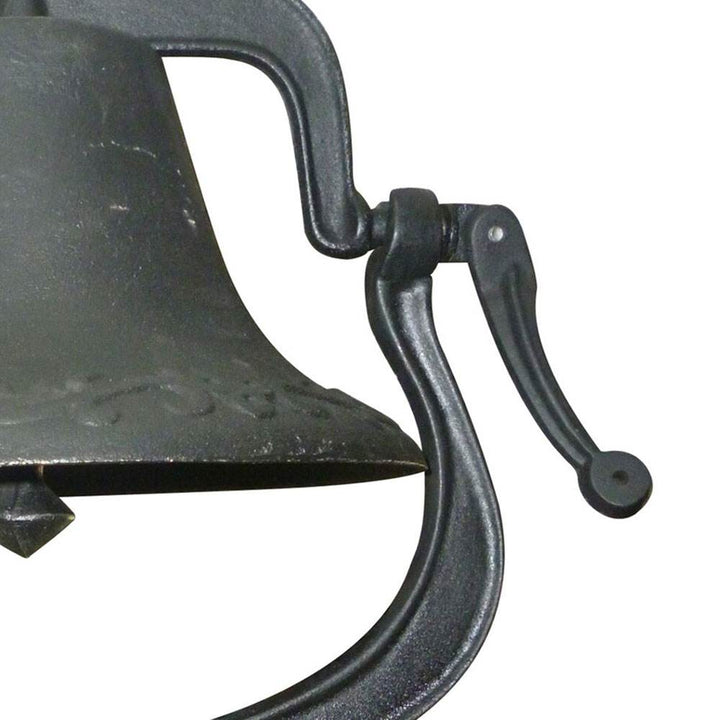 Yard Tuff Large Decorative Collectible Cast Iron Farm Dinner Bell (Open Box)