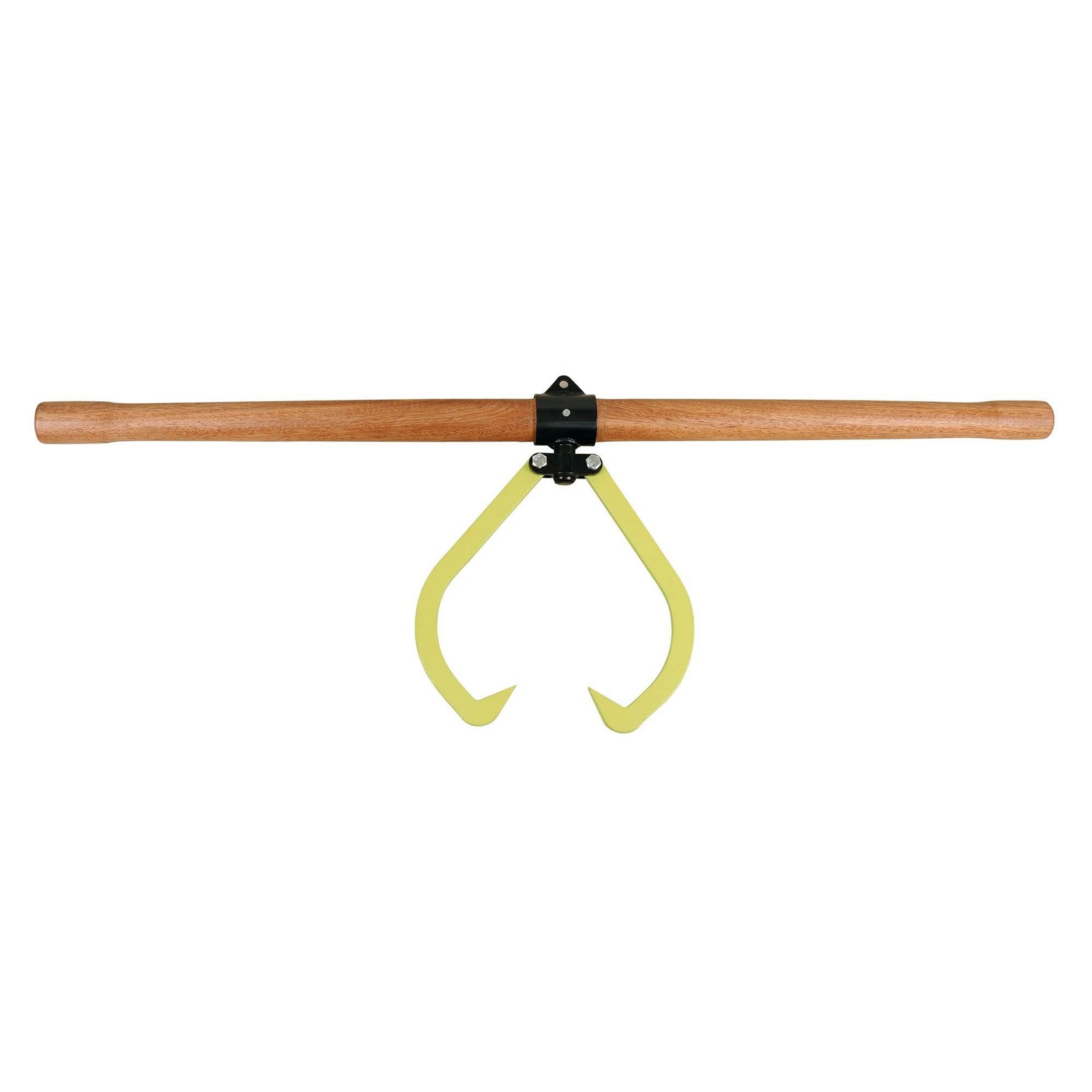 Timber Tuff 4 Foot Wood Handle 2 Person Logging Firewood Grapple Log Carrier - VMInnovations