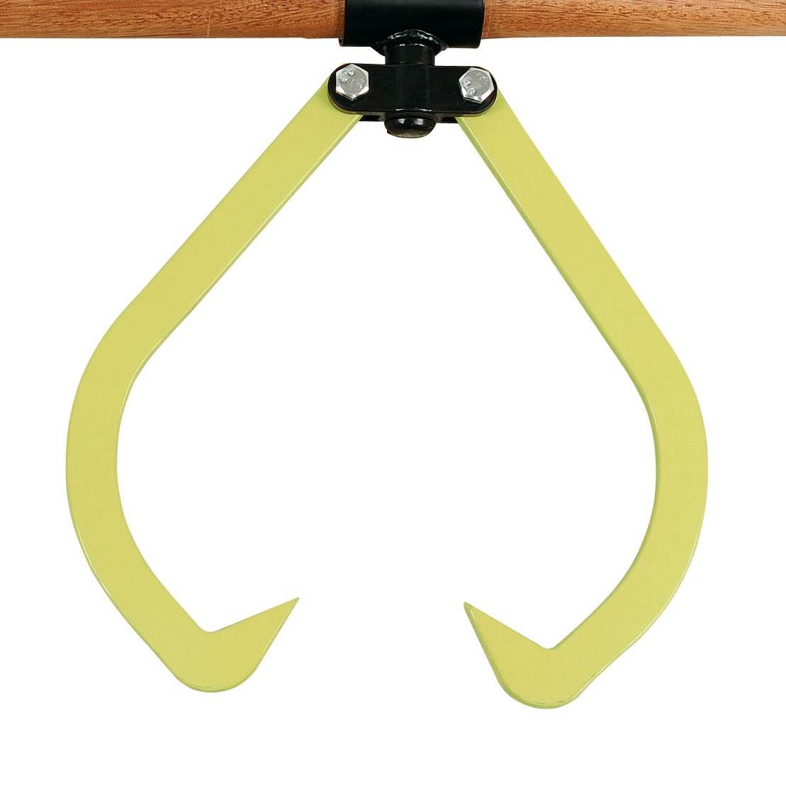 Timber Tuff 4 Foot Wood Handle 2 Person Logging Firewood Grapple Log Carrier - VMInnovations