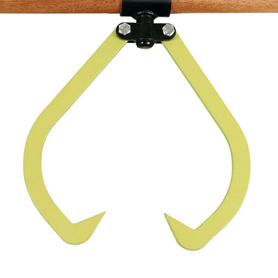 Timber Tuff 4 Foot Wood Handle 2 Person Logging Firewood Grapple Log Carrier - VMInnovations