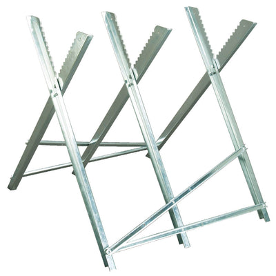 Timber Tuff TMW-10 Portable Adjustable Lumber Log Holder Sawhorse Stand (6 Pack) - VMInnovations