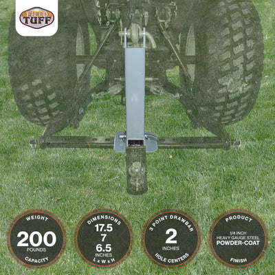 Field Tuff Heavy Duty Farm Tractor Drawbar Stabilizer & Trailer Mover (Open Box) - VMInnovations