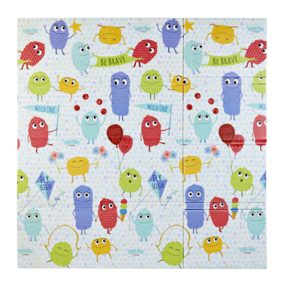 Toddleroo by North States 71 Inch Superyard Folding Friends Play Mat (Open Box) - VMInnovations