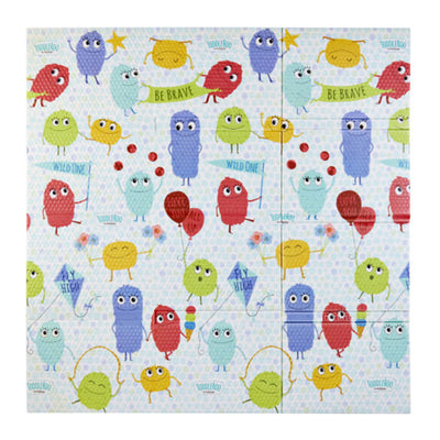 Toddleroo by North States 71 Inch Superyard Folding Friends Play Mat (Open Box) - VMInnovations