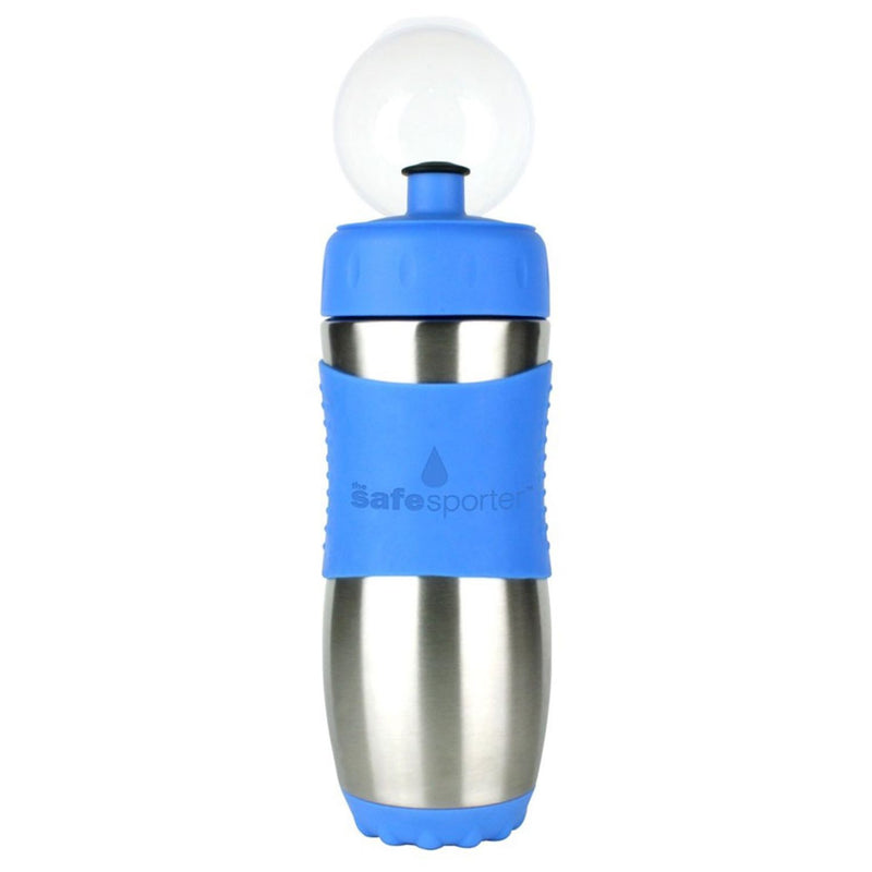 Kid Basix 894148002121 16 Ounce Sporter Stainless Steel Kids Water Bottle, Blue