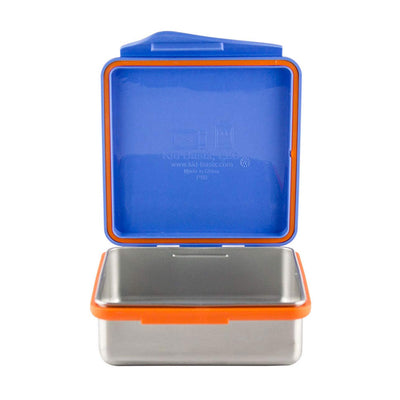 Kid Basix 894148002794 Safe Snacker 23 Ounce Stainless Steel Lunch Box, Blue