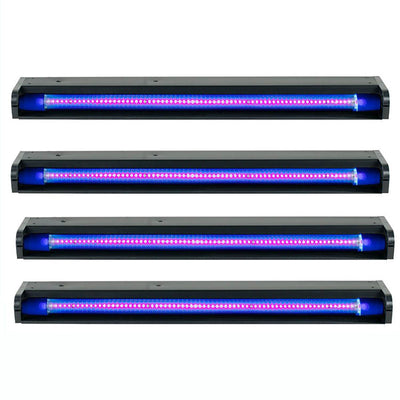 American DJ Startec 24" 12W Stage Party UV LED Black Light Strip Bar  (4 Pack)