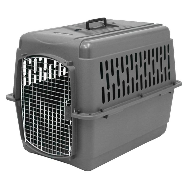 Aspen Pet Pet Porter Plastic 28 Inch Travel Carrier Kennel for 25-30 Pound Pets