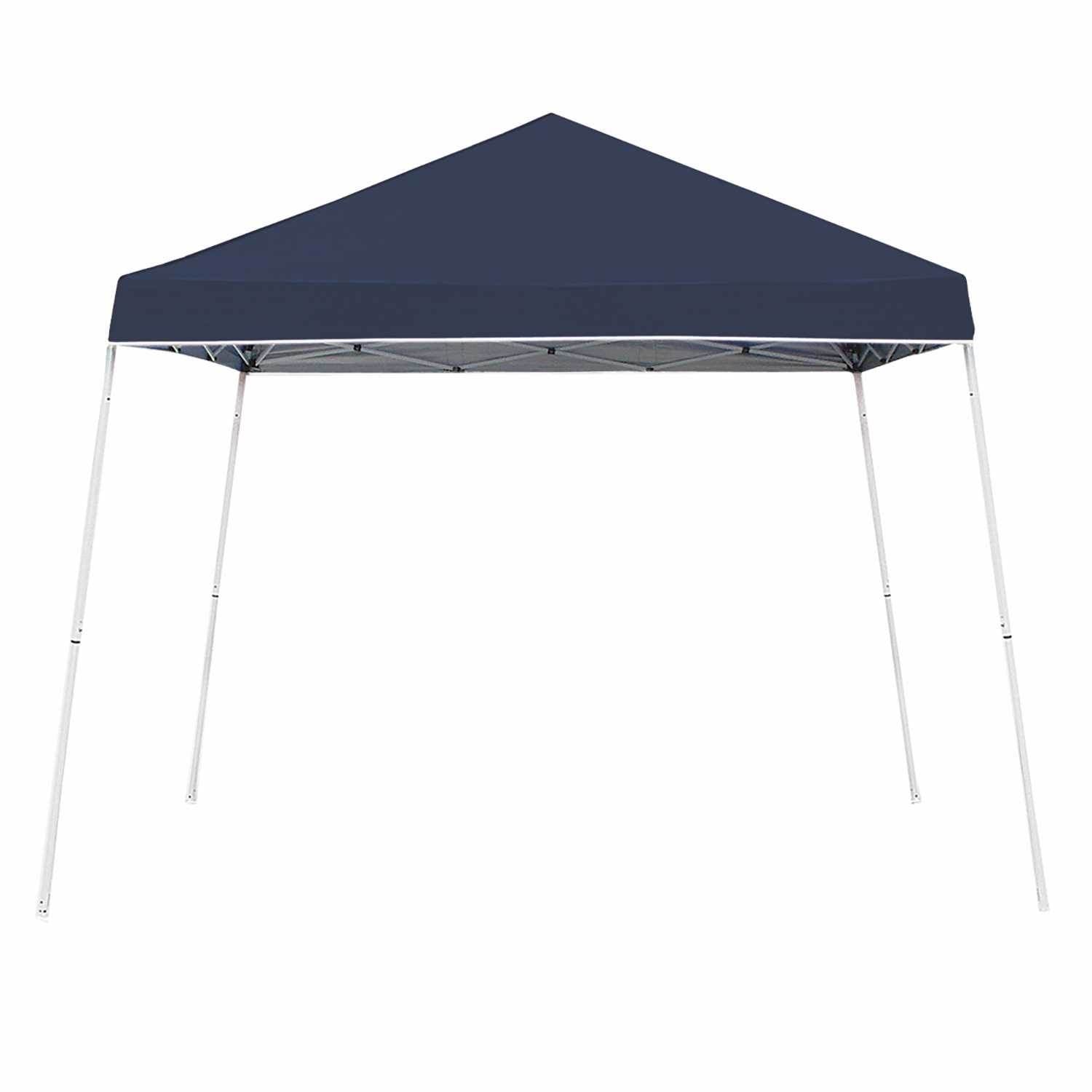 Z-Shade 10x10 Ft Push Button Angled Leg Shade Canopy Tent, Navy (Open Box) - VMInnovations