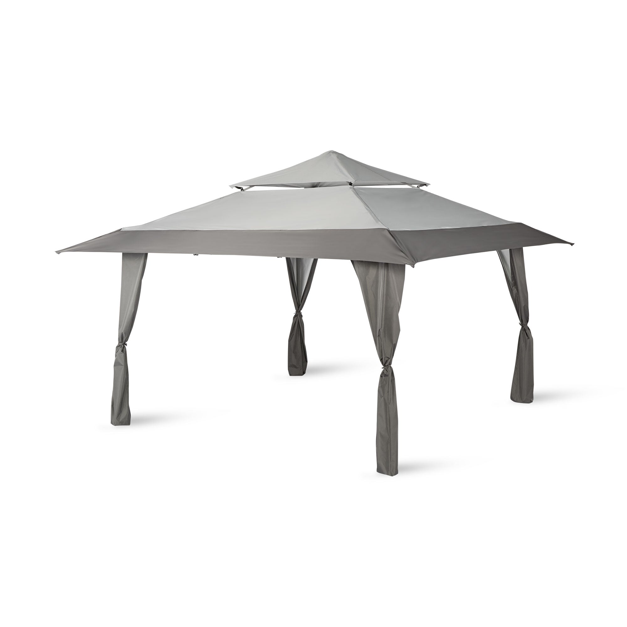Z-Shade 13 x 13 Foot Instant Gazebo Outdoor Canopy Patio Shelter Tent, Gray