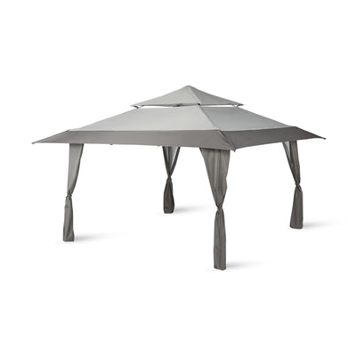 Z-Shade 13 x 13 Foot Instant Gazebo Outdoor Canopy Patio Shelter Tent, Gray