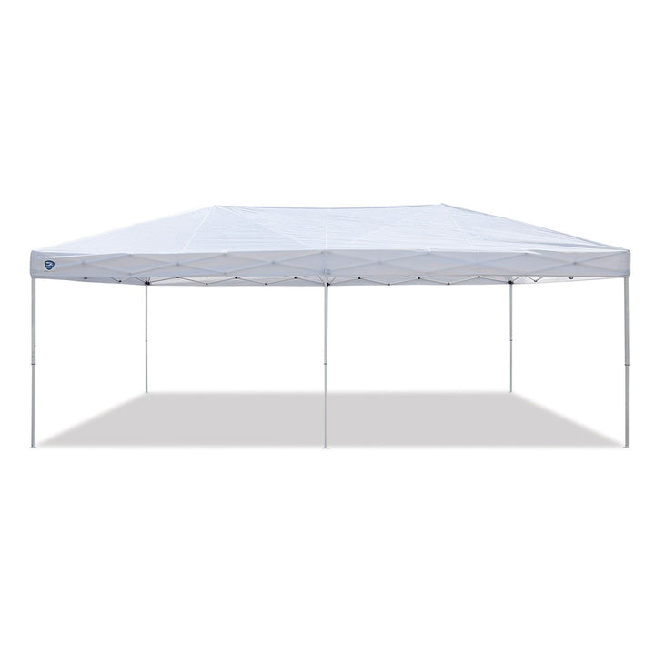 Z-Shade 20x10 Ft Everest Instant Canopy Camping Patio Shelter, White (Open Box)