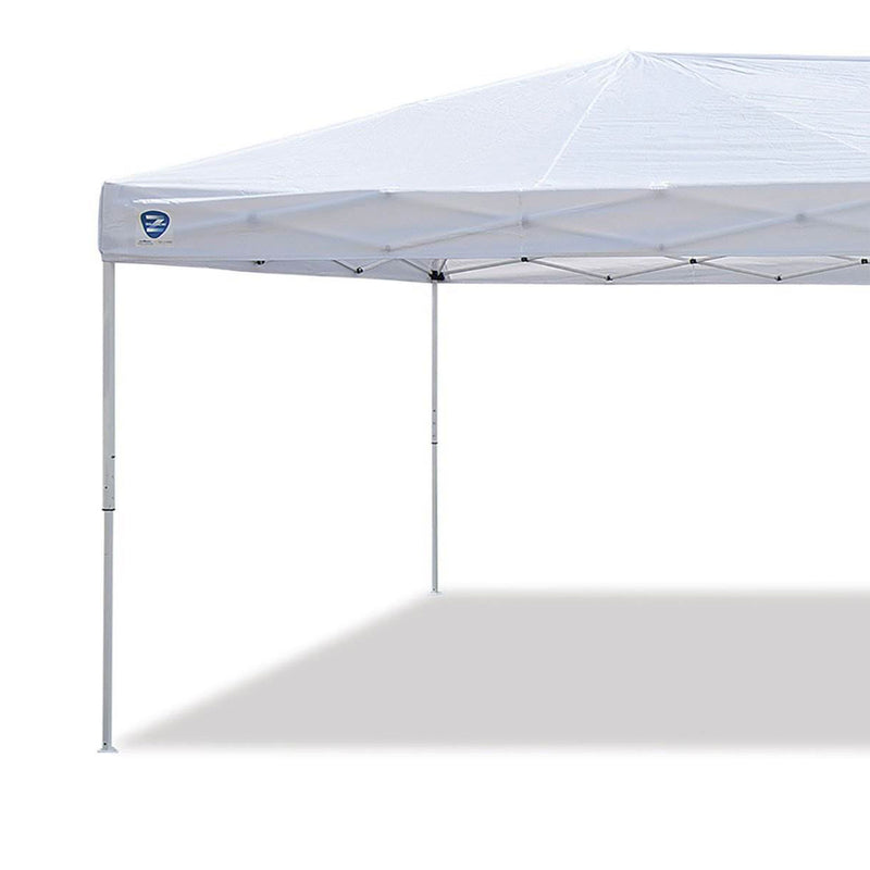 Z-Shade 20x10 Ft Everest Instant Canopy Camping Patio Shelter, White (For Parts)