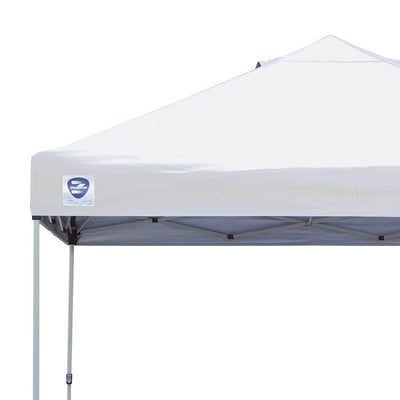 Z-Shade 10' x 10' Peak Straight Leg Instant Shade Canopy, White (Open Box)