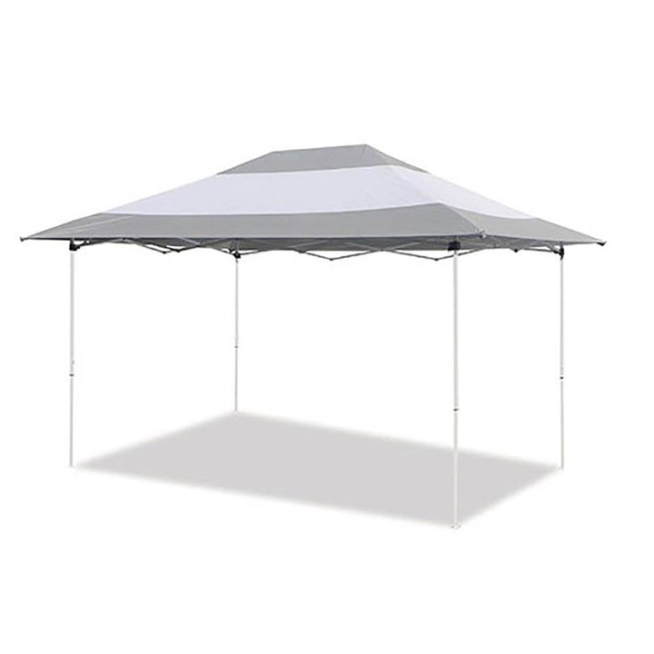 Z-Shade Prestige 14 x 10 Foot Instant Canopy Patio Shelter, Grey & White (Used)