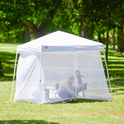 Z-Shade 10 Ft Screenroom Patio Shelter, Blue (Canopy Not Included) (Open Box)