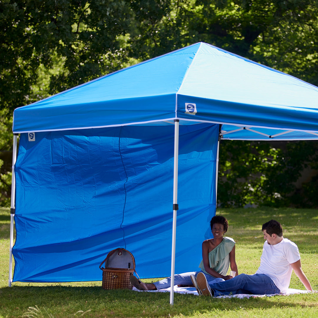 Z-Shade 10' Blue Everest Canopy Tent Taffeta Sidewall Accessory Only (Used)