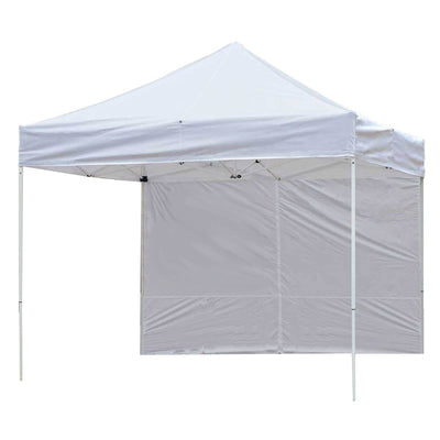 Z Shade 10'x10' Peak Instant Canopy Tent Taffeta Sunshade Wall Accessory, White