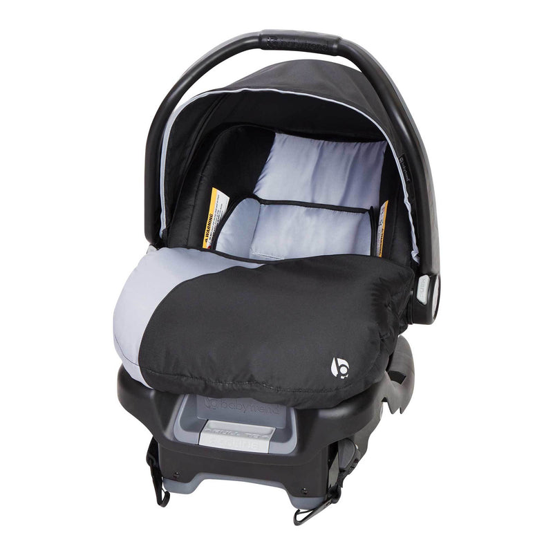 Baby Trend Ally Newborn Baby Infant Car Seat Travel System with Cover, Stormy - VMInnovations