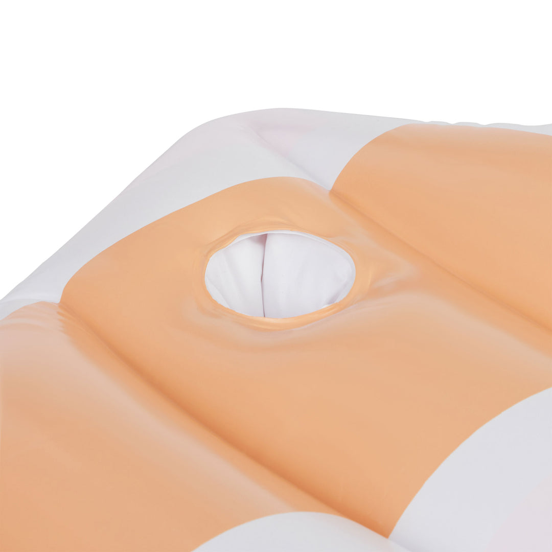 Swimline Inflatable Giant Seashell Swimming Pool or Lake Floating Water Raft