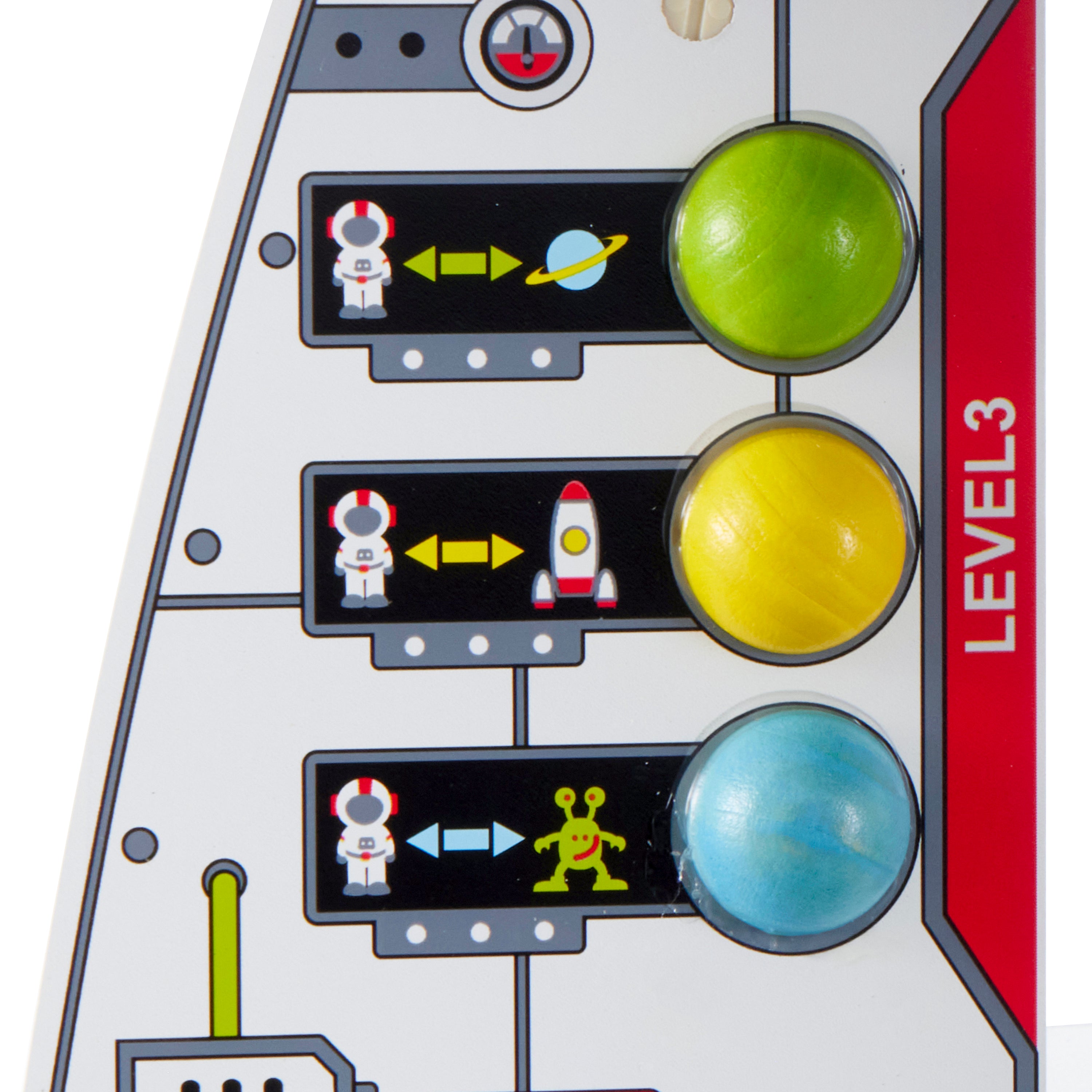Hape Multi Level 37 Piece Wooden Spaceship Center Activity Play Set (For Parts)