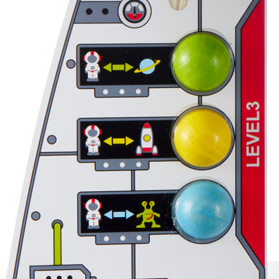 Hape Multi Level 37 Piece Wooden Spaceship Center Activity Play Set (For Parts)