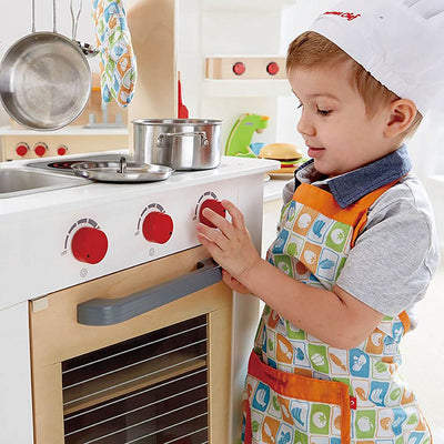 Hape Cook 'N Serve Kids Contemporary Pretend Play Wooden Kitchen (Open Box)