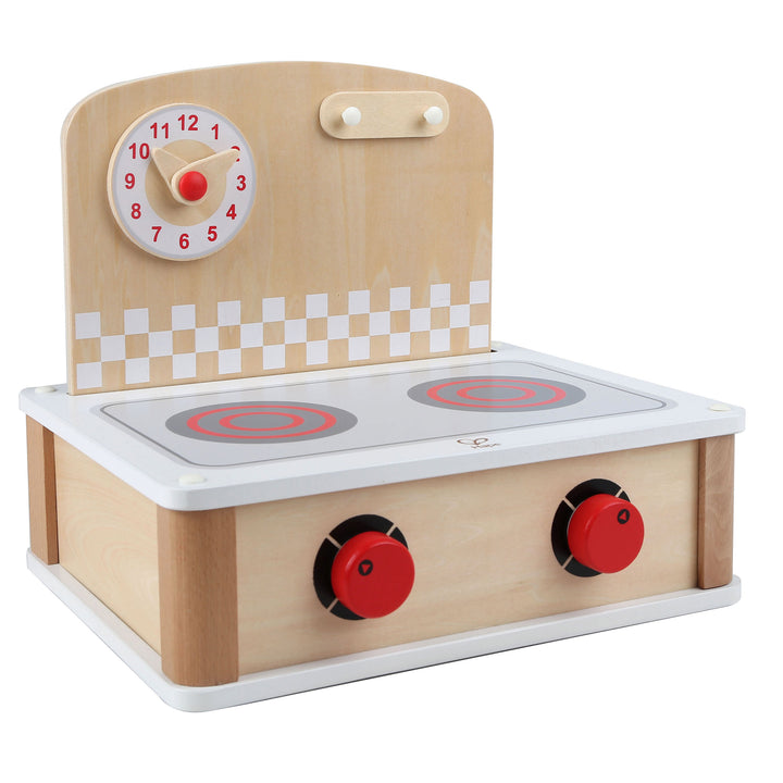 Hape 2-in-1 Play Wooden Tabletop Kitchen & Grill Set with Accessories (Open Box)