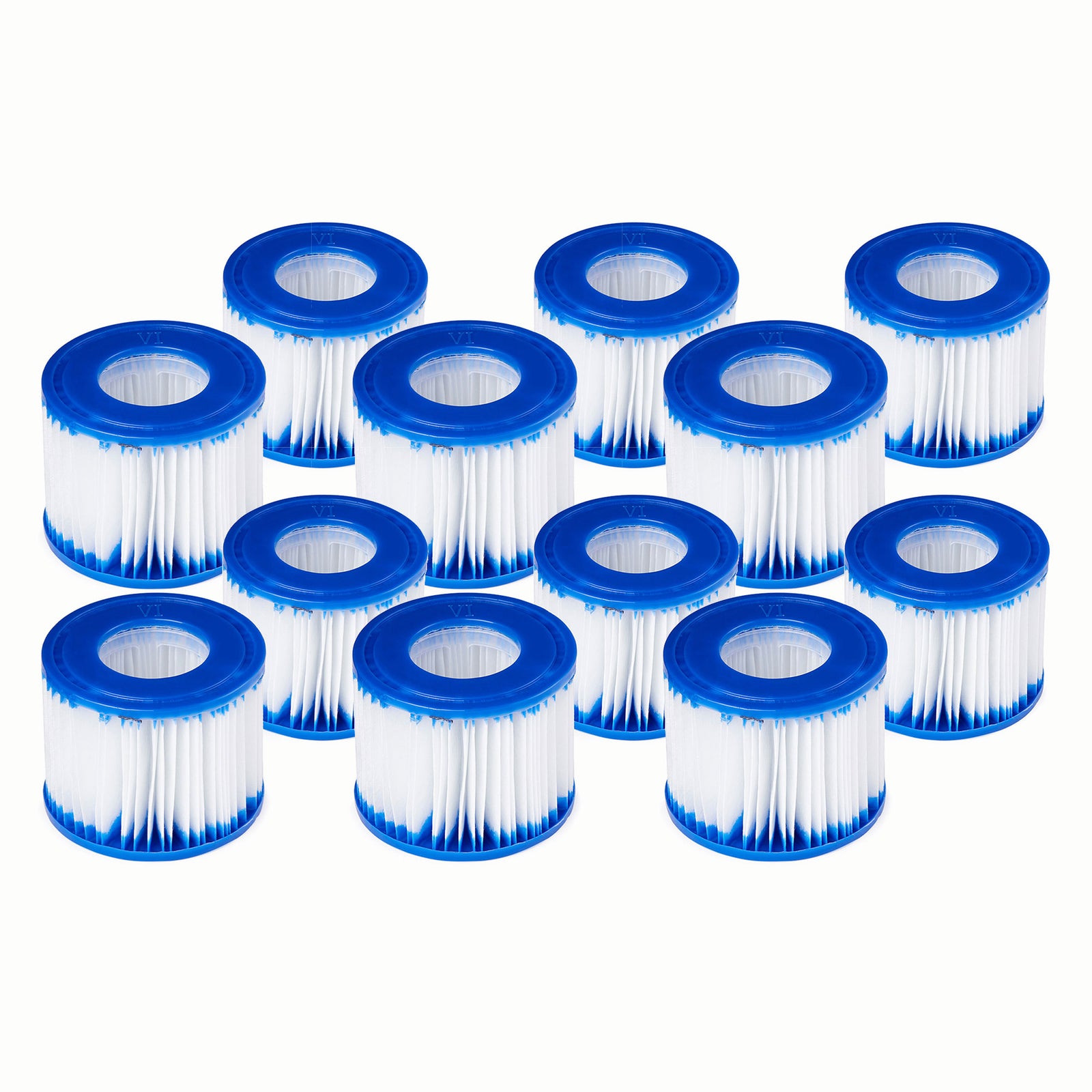 Coleman SaluSpa 90352E Pool Filter Pump Type VI Replacement Cartridge (12 Pack) - VMInnovations