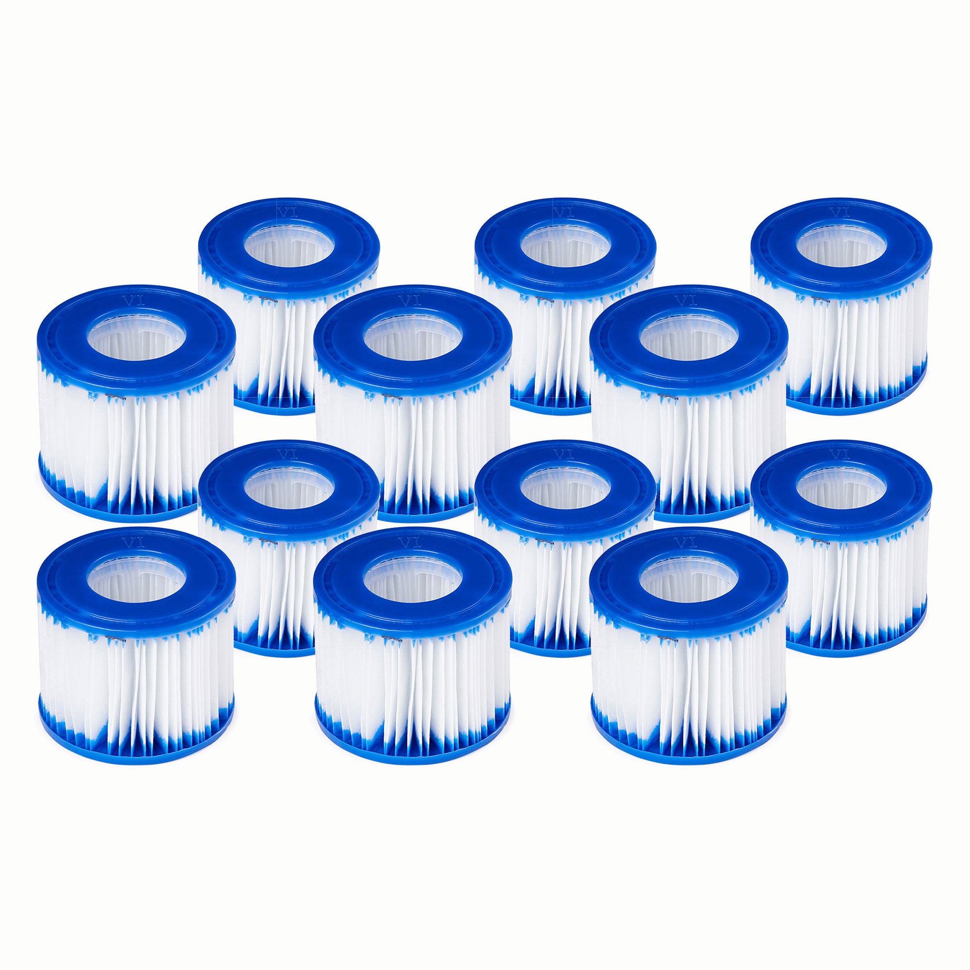 Coleman SaluSpa 90352E Pool Filter Pump Type VI Replacement Cartridge (12 Pack) - VMInnovations