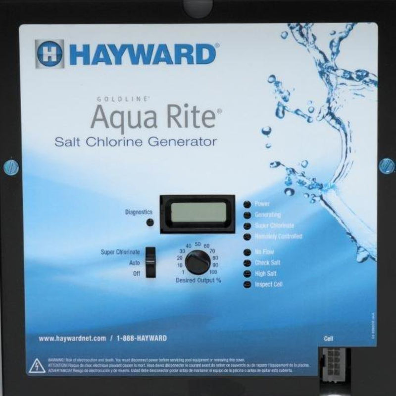Hayward AquaRite Salt Chlorinator with TurboCell for In Ground Pools (For Parts)
