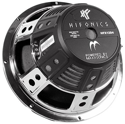 Hifonics Car Audio 12-Inch Subwoofer w/ Amplifier, Enclosure Box, & Wiring Kit