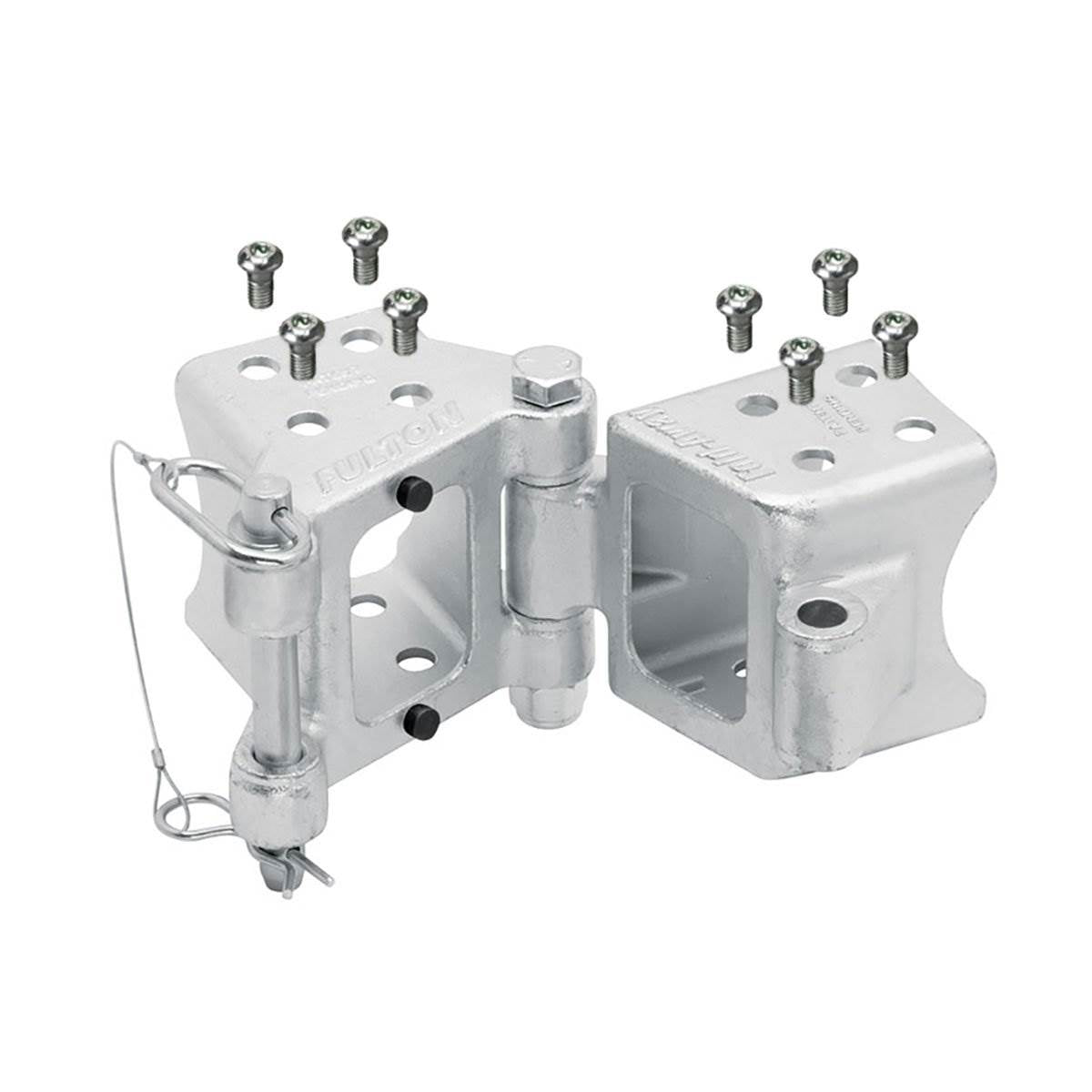 Fulton HDPB340101 7500 Pound Max Load Trailer Tongue Bolt On Fold Away Hinge Kit - VMInnovations