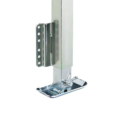 Fulton Bolt On Square Tube & Fixed Mount Trailer Tongue Jack w/ Drop Leg (Used) - VMInnovations