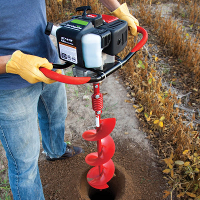 Earthquake Gas Engine Earth Auger Powerhead w/ 2-Inch Fishtail Hole Digger Bit