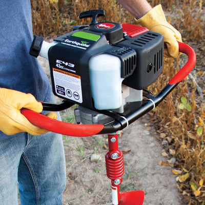 Earthquake Gas Engine Earth Auger Powerhead w/ 2-Inch Fishtail Hole Digger Bit