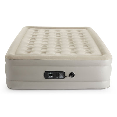 Insta-Bed Raised 18" Queen Air Mattress w/ Built In Never Flat AC Pump (Used)